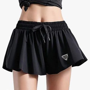 (KEIKI KONA) 2-In-1 Flowy Fitness Shorts